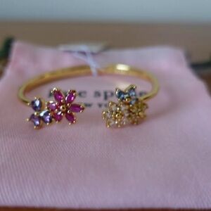 Kate Spade Gold and Pink Delicate Bracelet